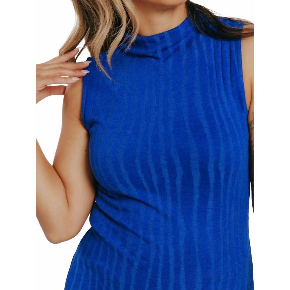 NEW THINKING MU velita top in indigo